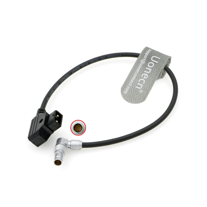 Uonecn Drehbares Stromkabel für Tilta Nucleus-M Motor Rechtswinkel 7-Pin Stecker auf Dtap Stecker