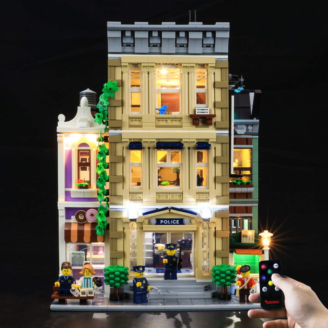 BRIKSMAX Led Beleuchtungsset für LEGO Creator Expert Estación de policía - Compatible with Lego 1027