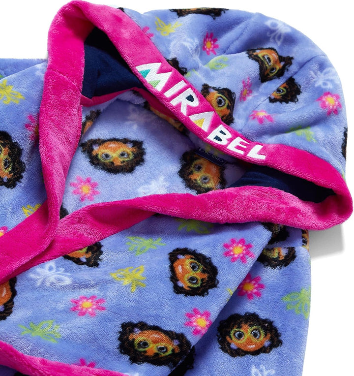 Disney Mädchen Bademantel Encanto 128 Lila, 128 Lila