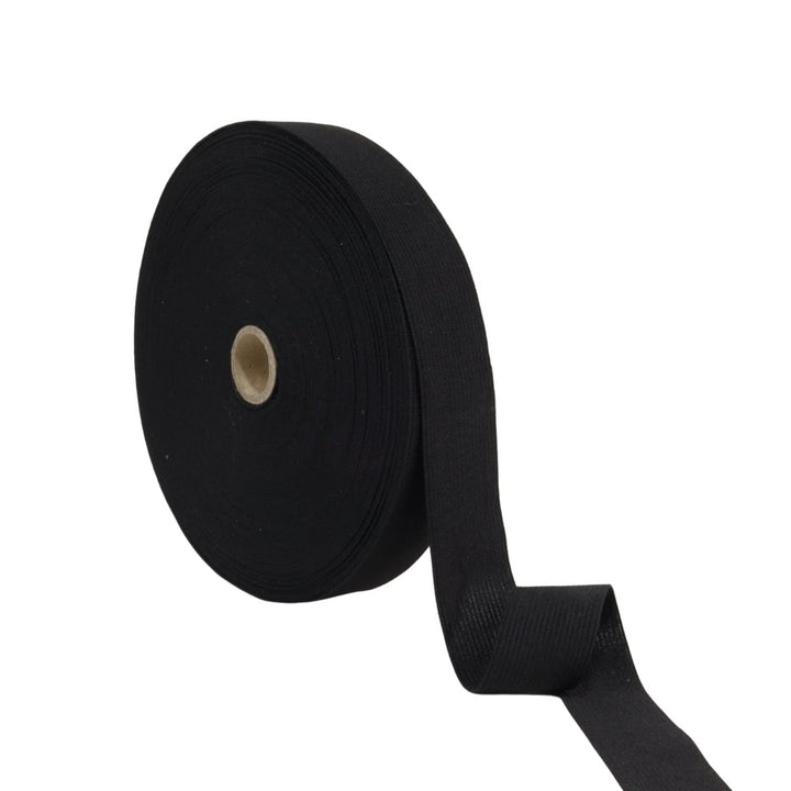MITSY Reissfeste Gummiband Gummibänder zum Nähen Breit 20 mm 25 m Schwarz Stark Gummilitze für Hosen