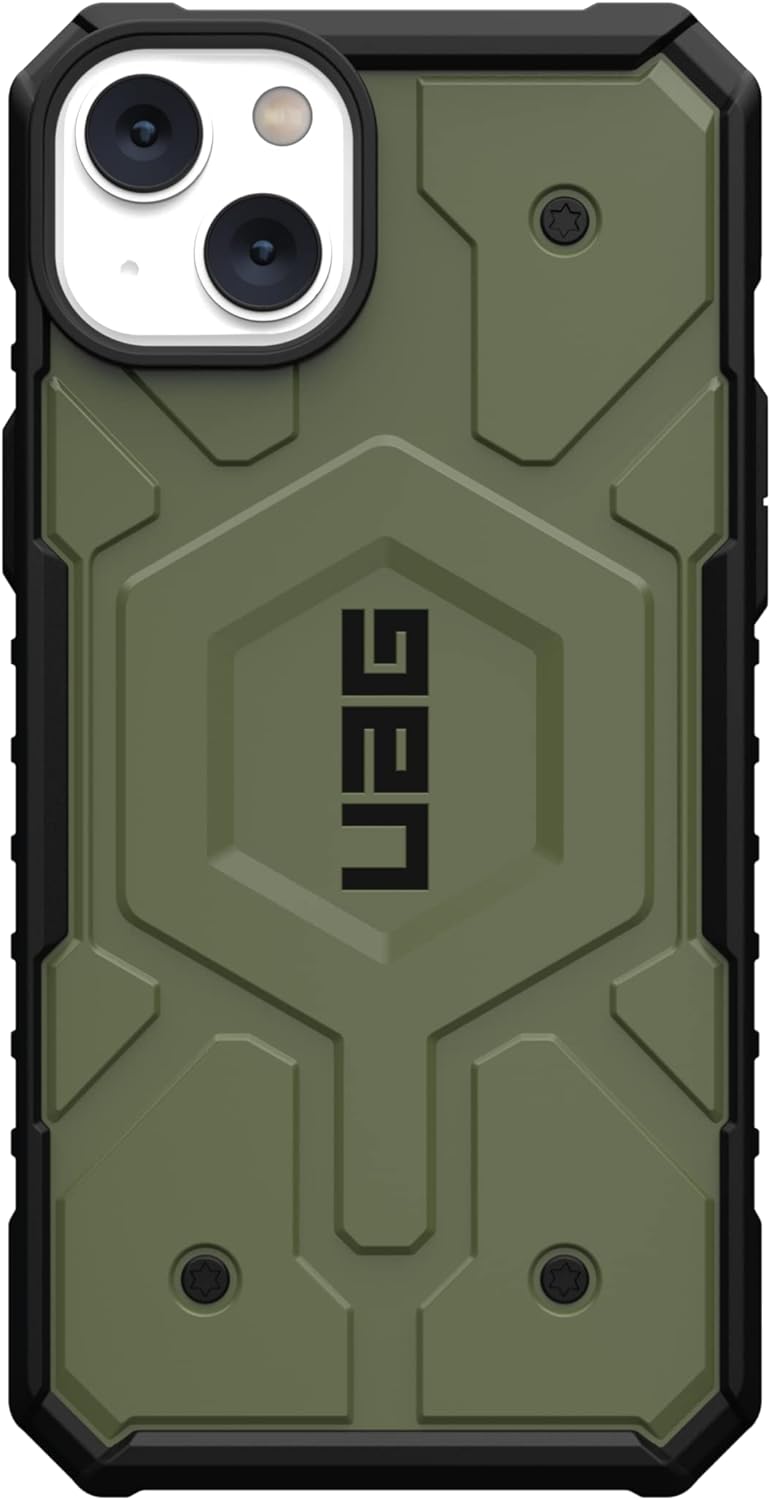 Urban Armor Gear UAG Pathfinder Case kompatibel mit Apple iPhone 14 Plus [Wireless Charging/Magnetis