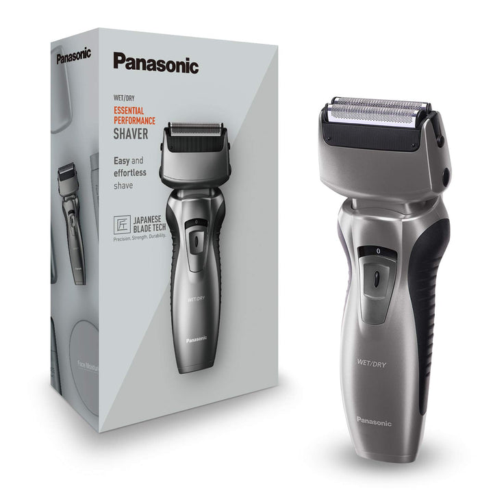 Panasonic ES-RW33-H503 Nass/Trocken-Rasierer, inklusiv Ladestation, 2-Fach-Scherkopf, Wet & Dry