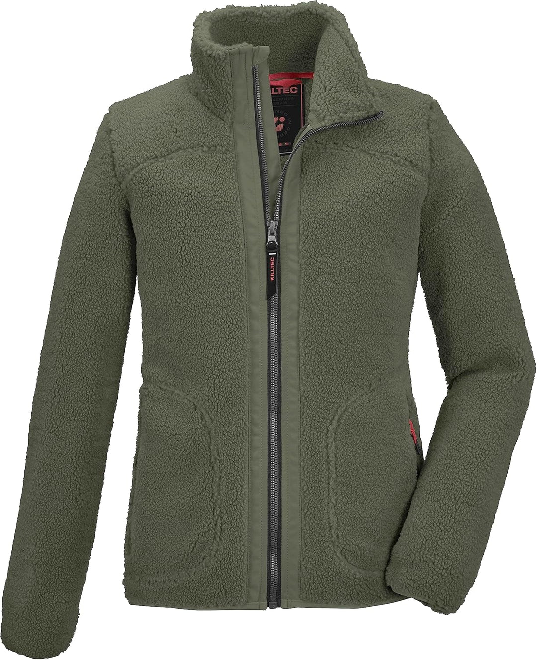Killtec Mädchen Kow 137 Grls Flc Jckt Fleecejacke/Übergangsjacke 152 dunkeloliv, 152 dunkeloliv