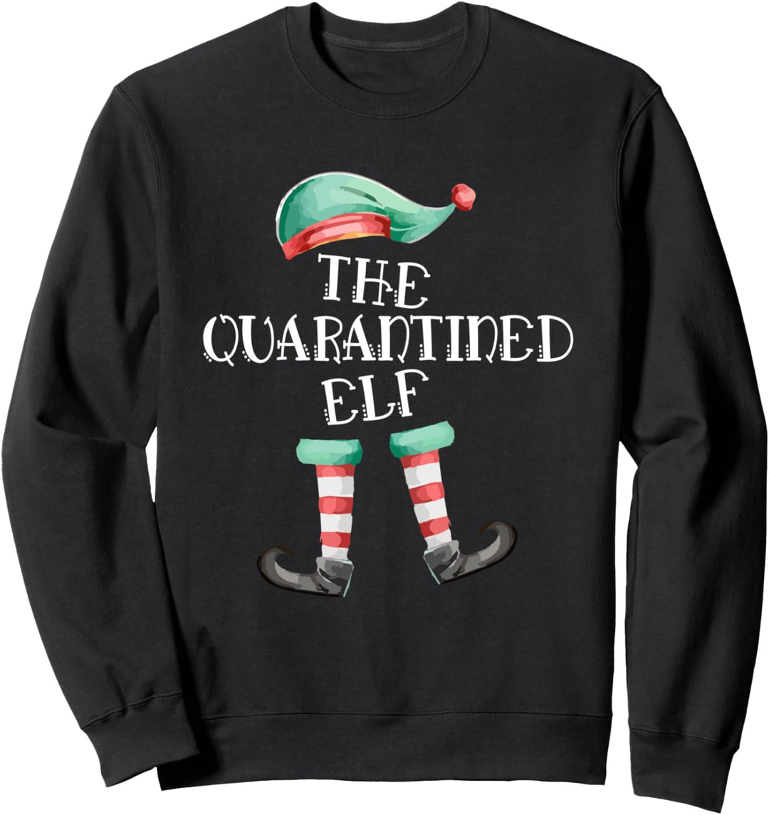 Quarantäne Elf Matching Family Group Weihnachten Sweatshirt