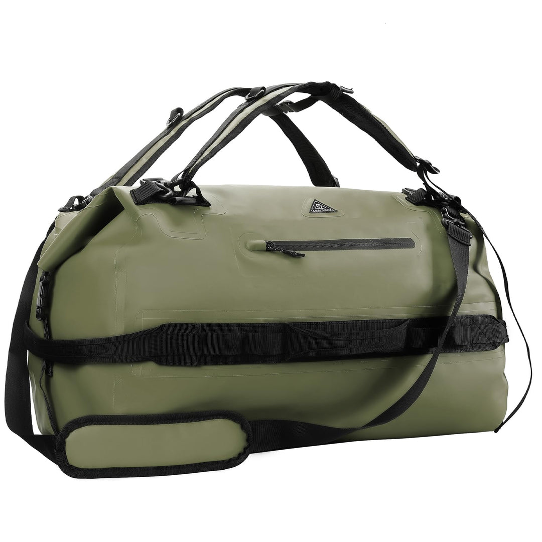 Haimont wasserdichte Sporttasche, 60 l, für Damen und Herren, strapazierfähig, Roll-Top-Trockentasch