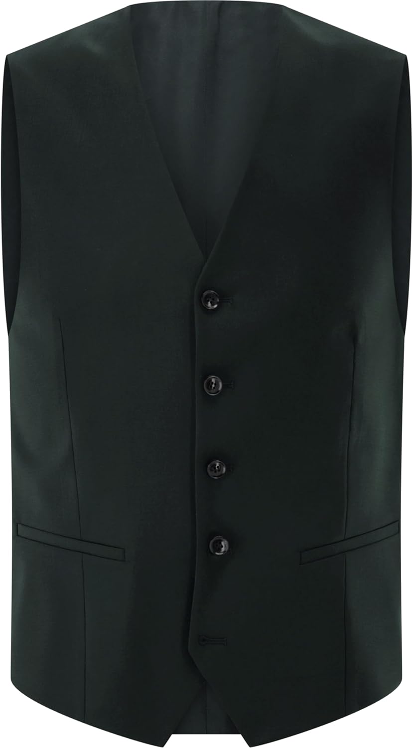 Club of Gents Herren Carlton Anzugweste 54 Schwarz (Schwarz 90), 54 Schwarz (Schwarz 90)