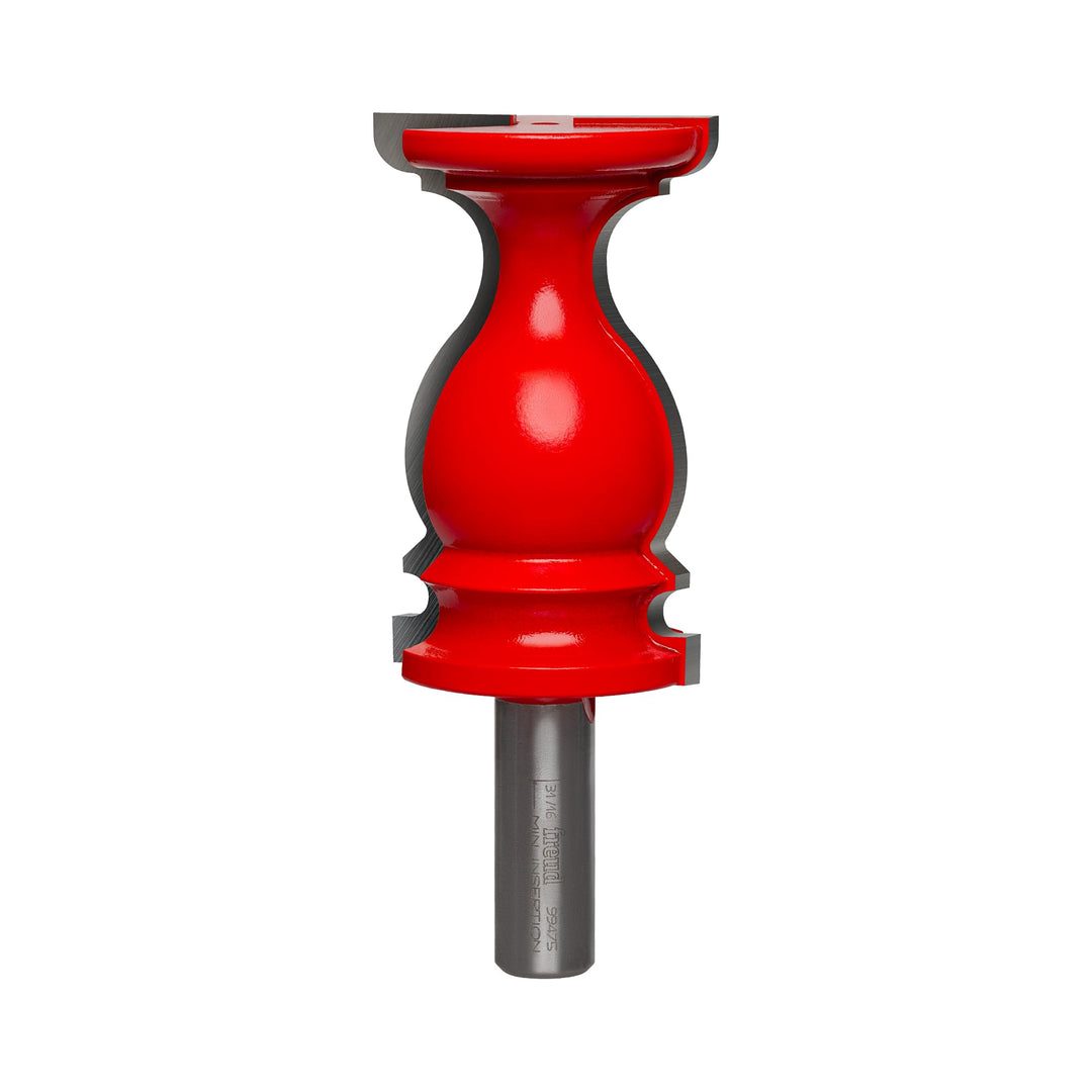 Freud 99–001 1/2 to 1–1/4-Zoll Tür Lip Router Bit mit 1/2 Zoll Schaft, 99-475 Fräsaufsatz für Stuhlb