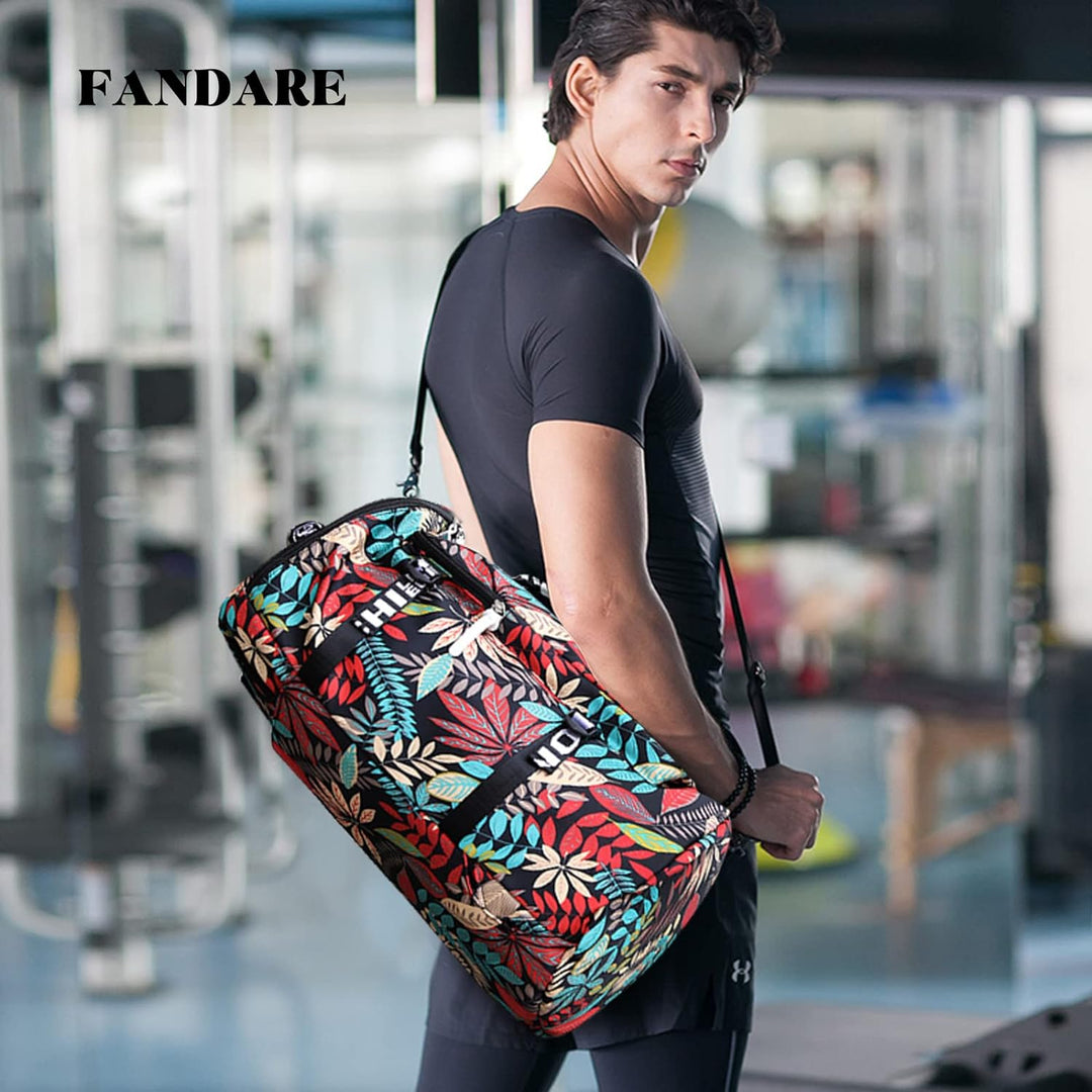 FANDARE Reisetaschen Sporttasche Laptop Tasche Damen Umhängetasche Herren Handgepäck Schultertasche
