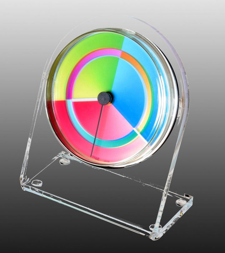 GmbH Petriplex Circle, Acryl Tisch- und Regal Uhr (Buffetuhr)