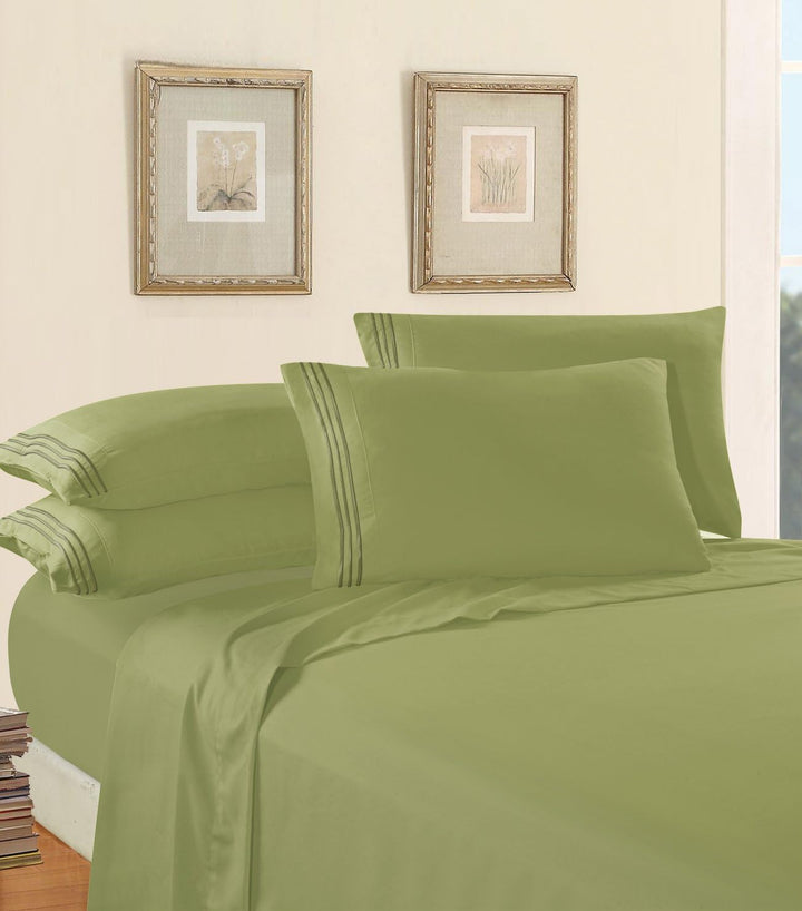 Elegant Comfort Bettwäsche-Set, luxuriös, weich, Fadenzahl 1500, ägyptische Qualität, Knitter- und l