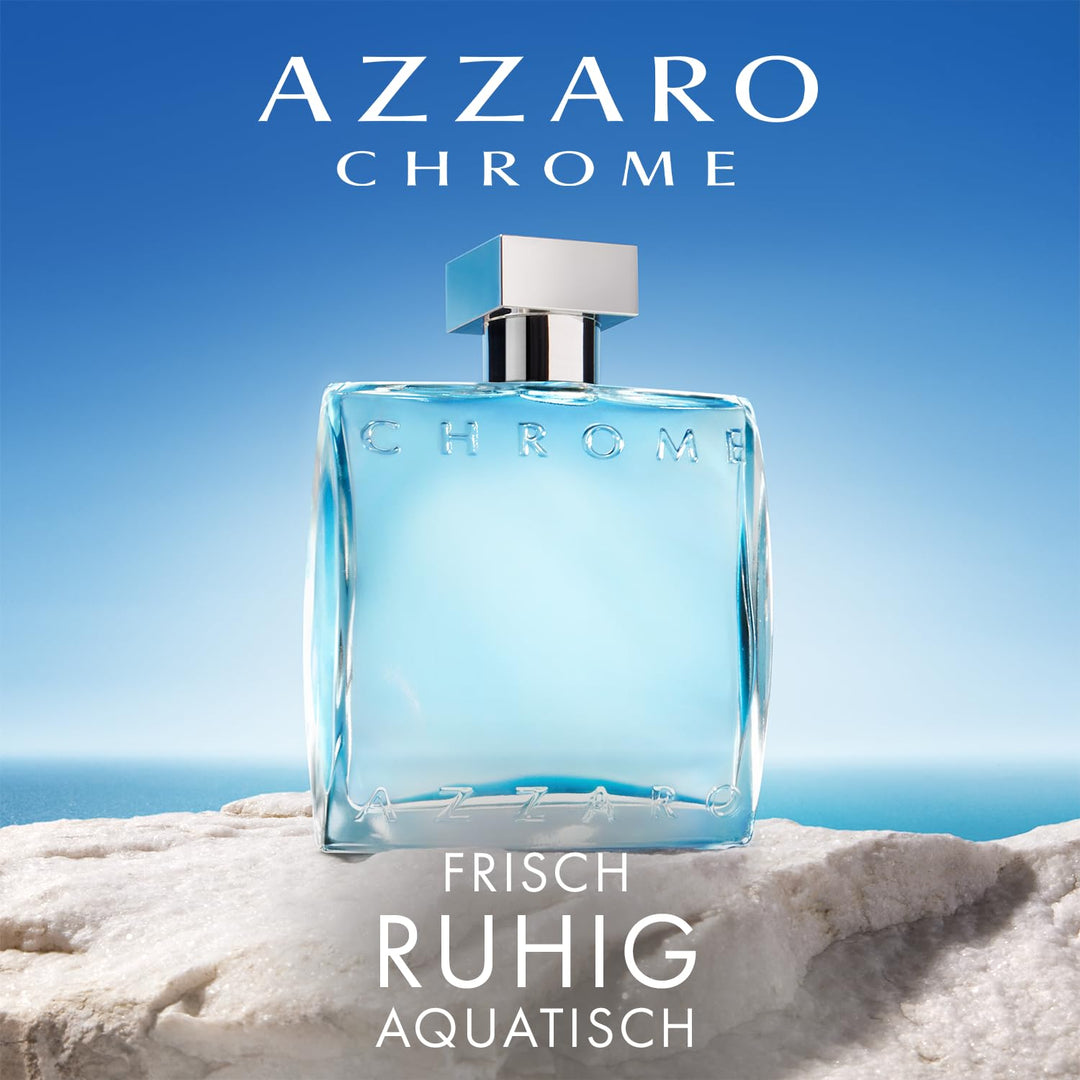 Azzaro Chrome Parfüm für Herren | Eau de Toilette Spray | Langanhaltend | Zitrisch-holziger Männer D
