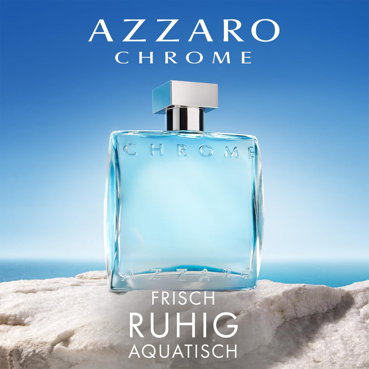 Azzaro Chrome Parfüm für Herren | Eau de Toilette Spray | Langanhaltend | Zitrisch-holziger Männer D