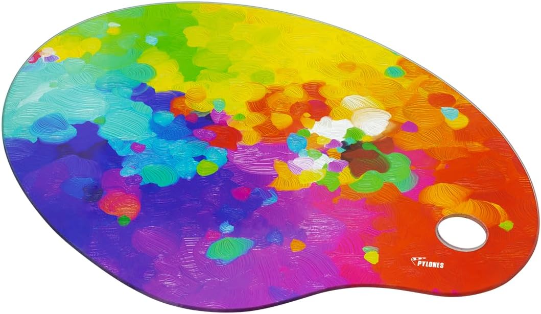 Pylones, Grosses Glasbrett – Grosses Meisterwerk Palette 2 – Hartglas – 39,7 x 31,2 x 0,4 cm