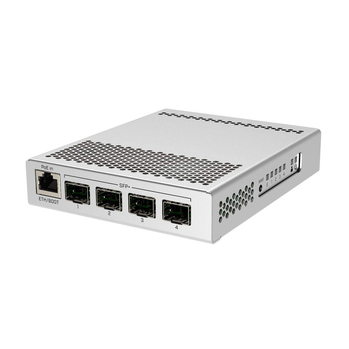 MikroTik CRS305-1G-4S+IN Switch 5 Anschlüsse 4 x SFP+ + 1 x 10/100/1000 (PoE)