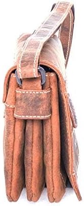 Arrigo Schoudertas Schultertasche Braun (Cognac), Braun (Cognac)