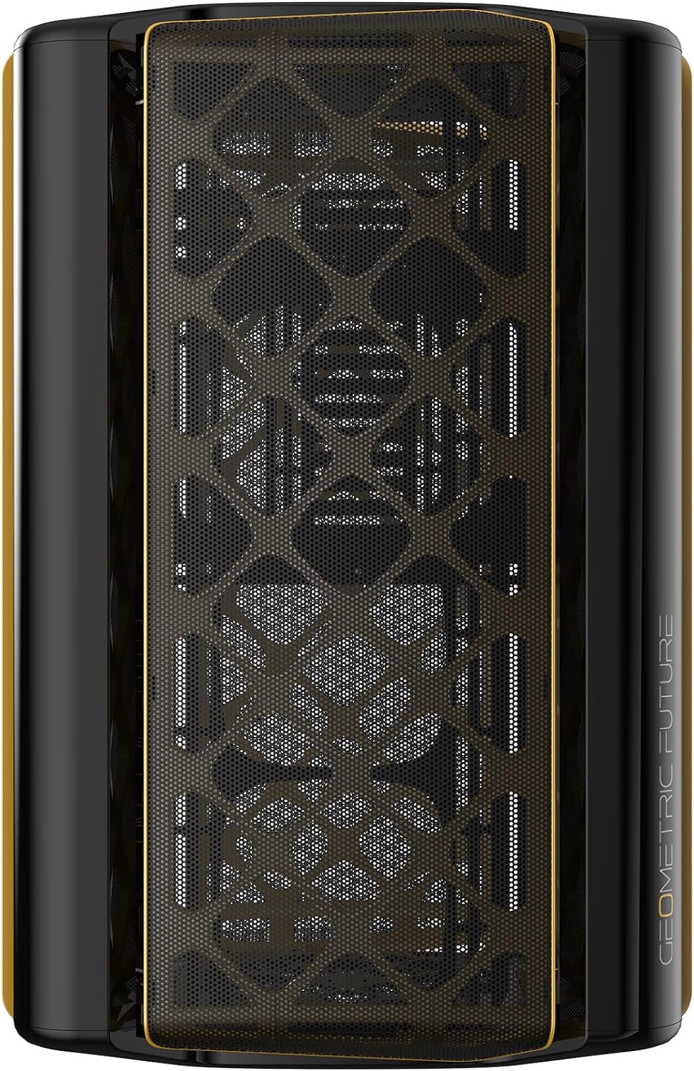 Geometric Future M2 The ARK Mesh Schwarzer offener Rahmen mit hohem Luftstrom, mATX/Mini-ITX-Gaming-