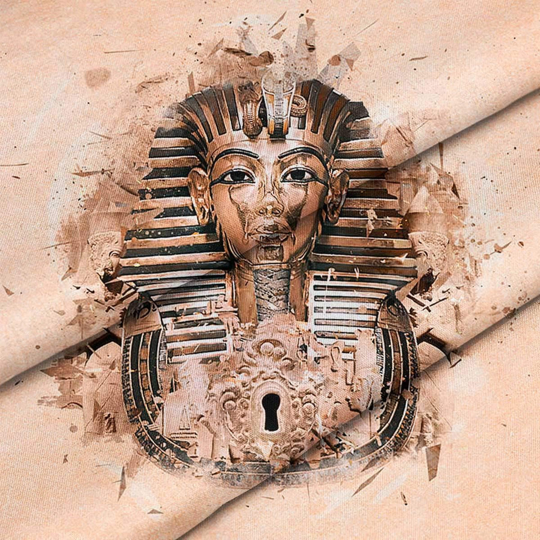 Loussiesd Ägypten Muster Bettwäsche Set für Jungen Mädchen Kinder Exotic Bettbezug Set mit Reissvers
