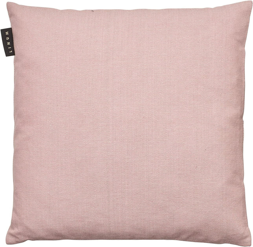 LINUM Pepper Premium Kissenhülle 40x40 cm, 100% Baumwolle, Maschinenwaschbar, Altrosa 40 x 40 cm Alt