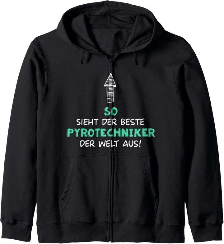 So sieht der beste Pyrotechniker aus Feuerwerker Geschenke Kapuzenjacke