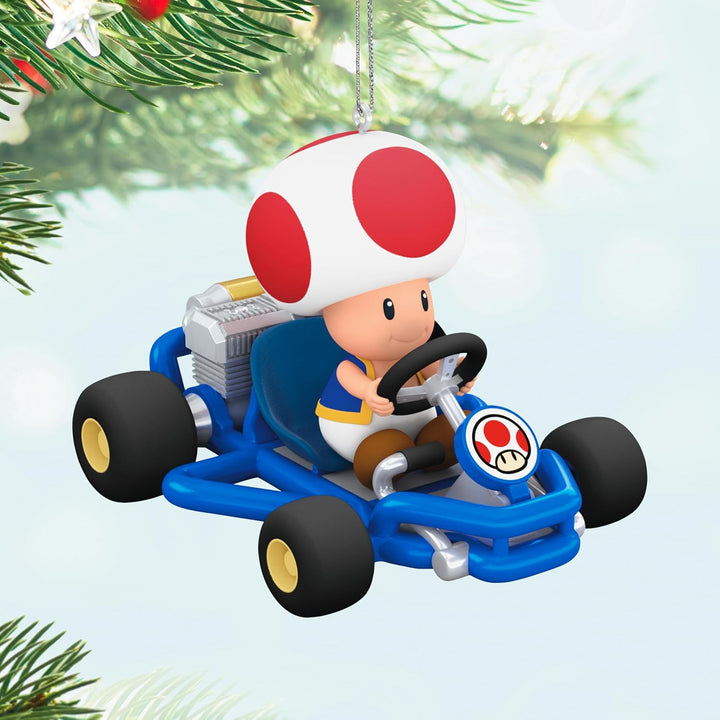 Hallmark Mario Kart Kröte Andenken Ornament Super Mario Baumschmuck Harz Hängende Ornament Weihnacht