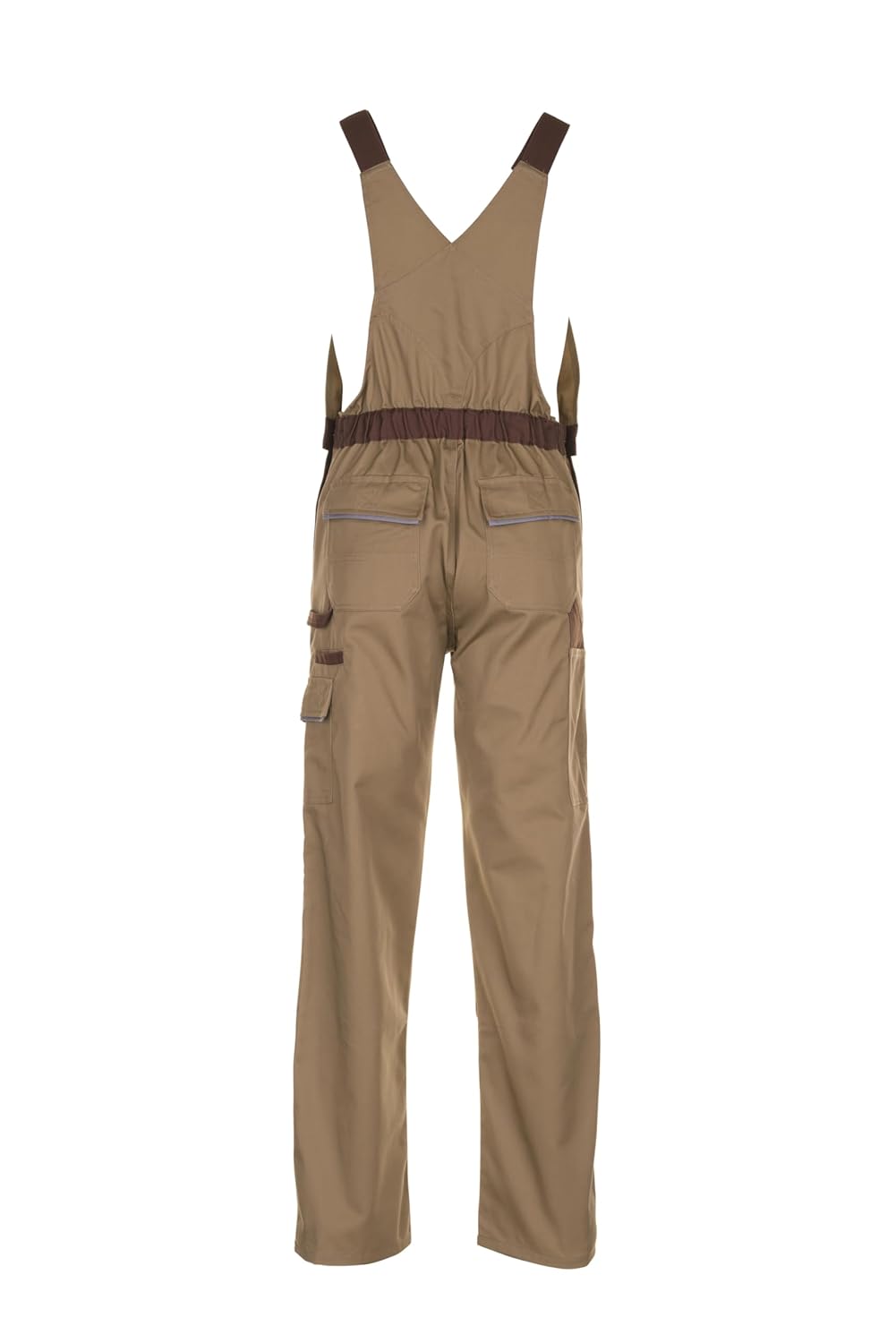 Planam 2334040 Highline Latzhose, Khaki/Braun/Zink, Grösse 40 Khaki/Braun/Zink 40, Khaki/Braun/Zink