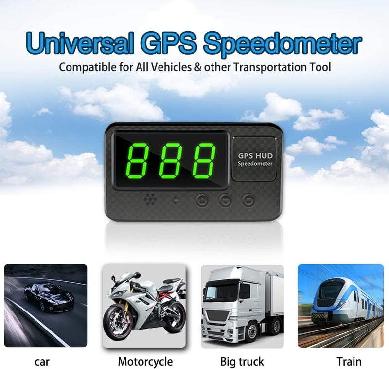 TOTMOX Auto Universal GPS Tachometer HUD Head Up Display, GPS Geschwindigkeitsüberwachung Übergeschw