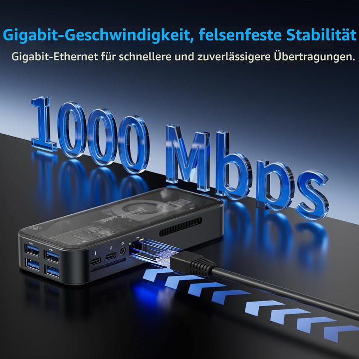 DreamQuest Mini PC Windows 11 Pro 12GB DDR5 256GB M.2 SSD Intel N95 (bis zu 3.4Ghz) PC Stick mit 2X