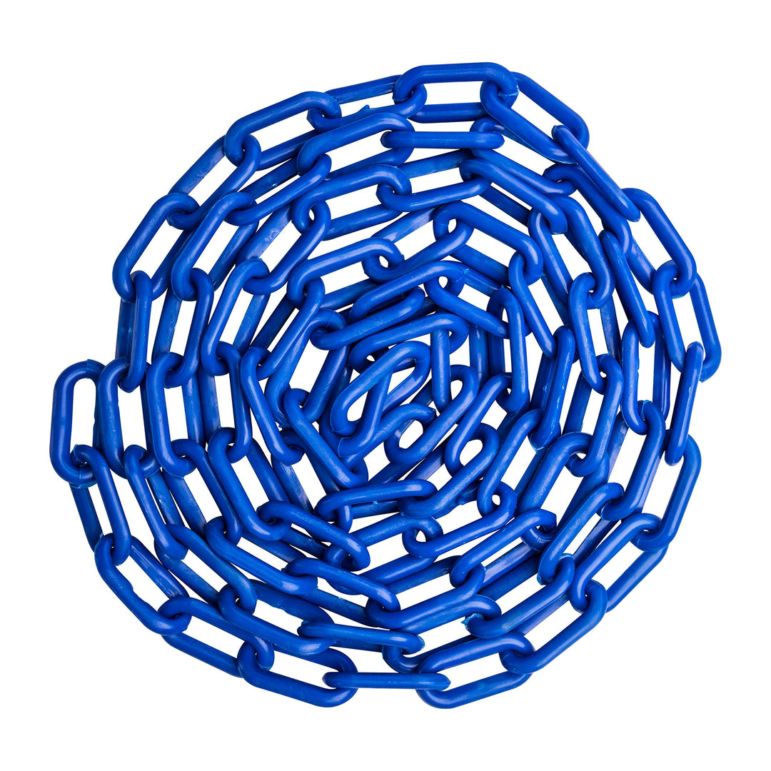 US Weight SunShield Sicherheitskette aus Kunststoff, 5,1 cm x 157 m, Blau, UV-beständige Technologie