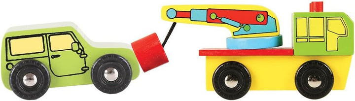 Bigjigs Rail Fahrzeug Set 9 Teile