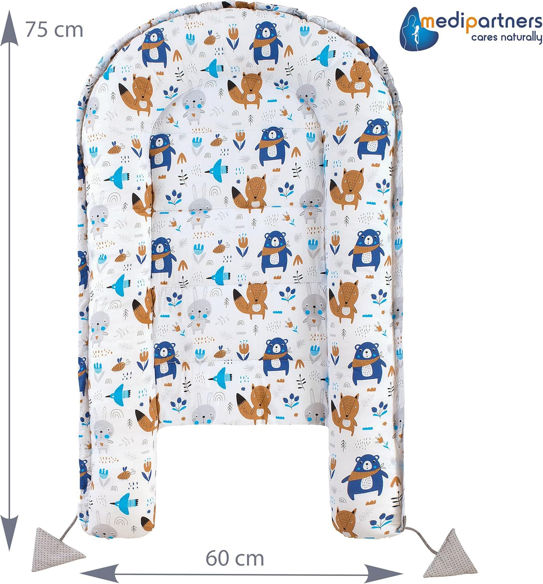 Medi Partners Katzenbett Hundebett 75x60x10cm Katzenschlafplatz Kleine Mittelgrosse Hunde Kissen Kus