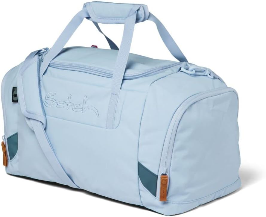 satch Pack Schulrucksack Set 3tlg. mit Sporttasche und Schlamperbox Nordic Ice Blue, Nordic Ice Blue