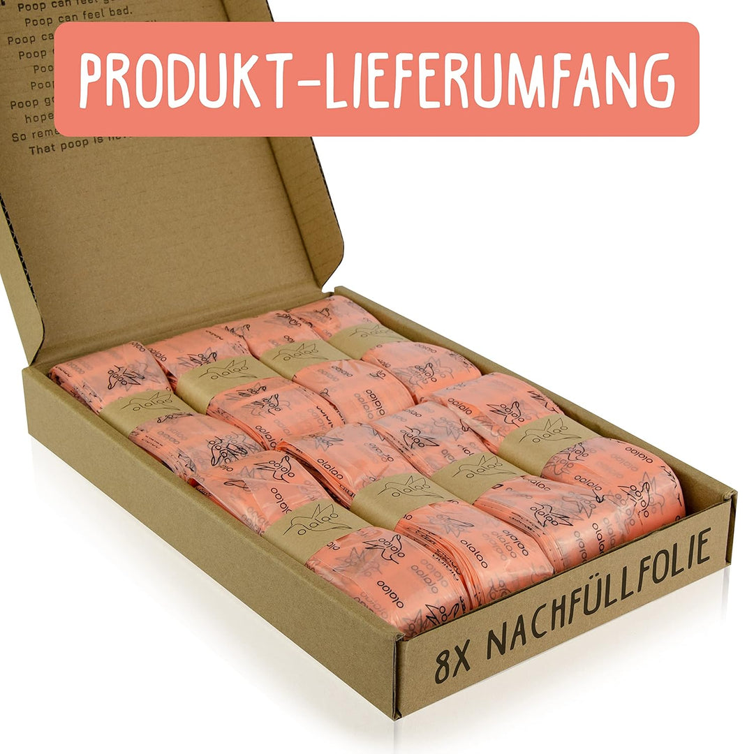 olalao Nachfüllfolie für Windeleimer 8-Pack - kompatibel mit Nachfüllkassetten von Tommee Tippee Twi