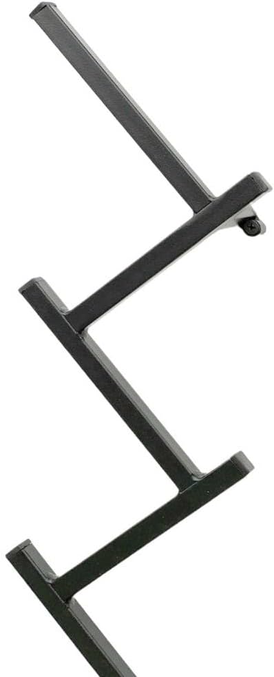 DanDiBo Tassenhalter Wand Metall Hakenleiste mit 10 Haken 96280 Schwarz 80 cm Tassenhaken Küche Bech