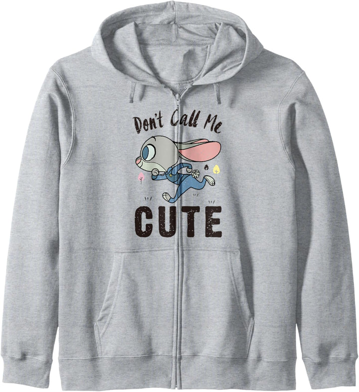 Disney Zootopia Judy Hopps Don't Call Me Cute Kapuzenjacke