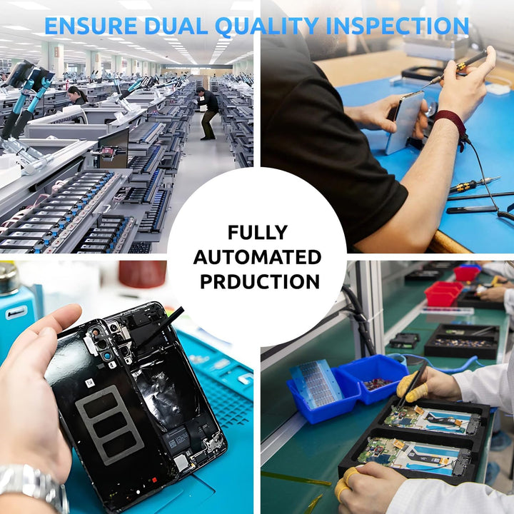 Eonpam Akkudeckel für Xiaomi Redmi Note 9 Pro Rückseite Glas Original Backcover Back Glas Ersatz mit