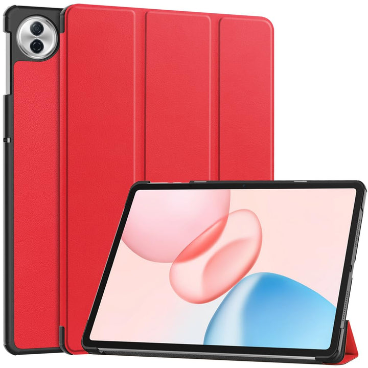 Kepuch Custer Hülle für Honor Pad 10 12.1",Smart PU-Leder Hüllen Schutzhülle Tasche Case Cover - Rot