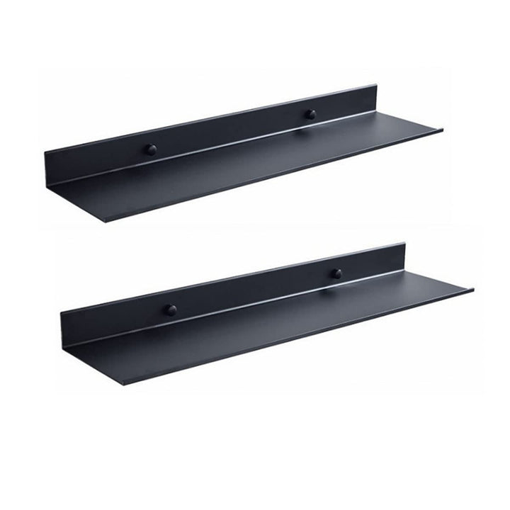 An der Wand montiert Schwimmend Metall Regale Ledge, Schwarz Badezimmer Regal Wandhalterung Regale P