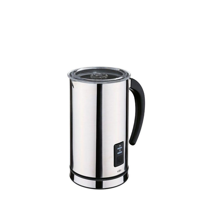 Cilio KP0000103007 CREMA Milchaufschäumer, Edelstahl