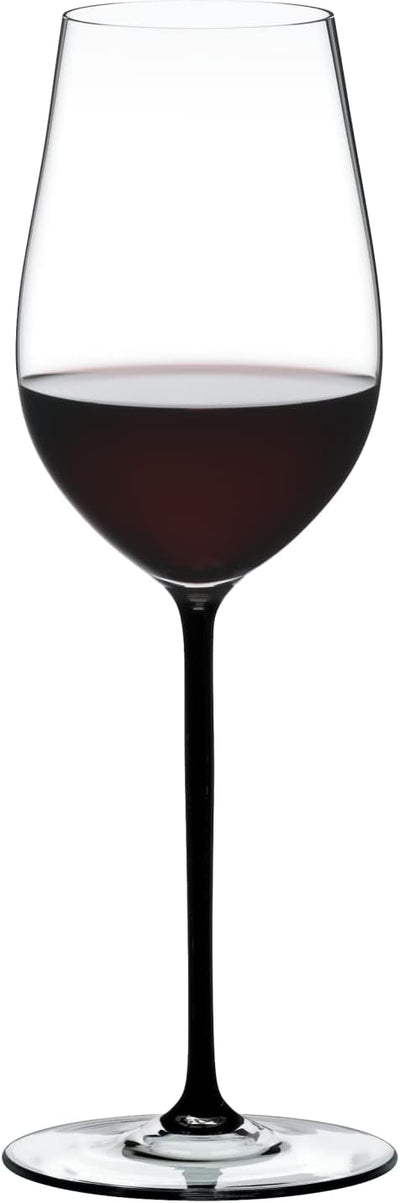 Riedel Fatto A Mano Riesling/Zinfandel Weinglas, Schwarz, Schwarz