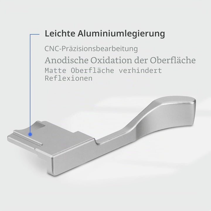Haoge THB-XVIS Daumen-Up-Griff aus Metall für Fujifilm X100VIX100V Kamera-Zubehör, Fuji X100V x100vi