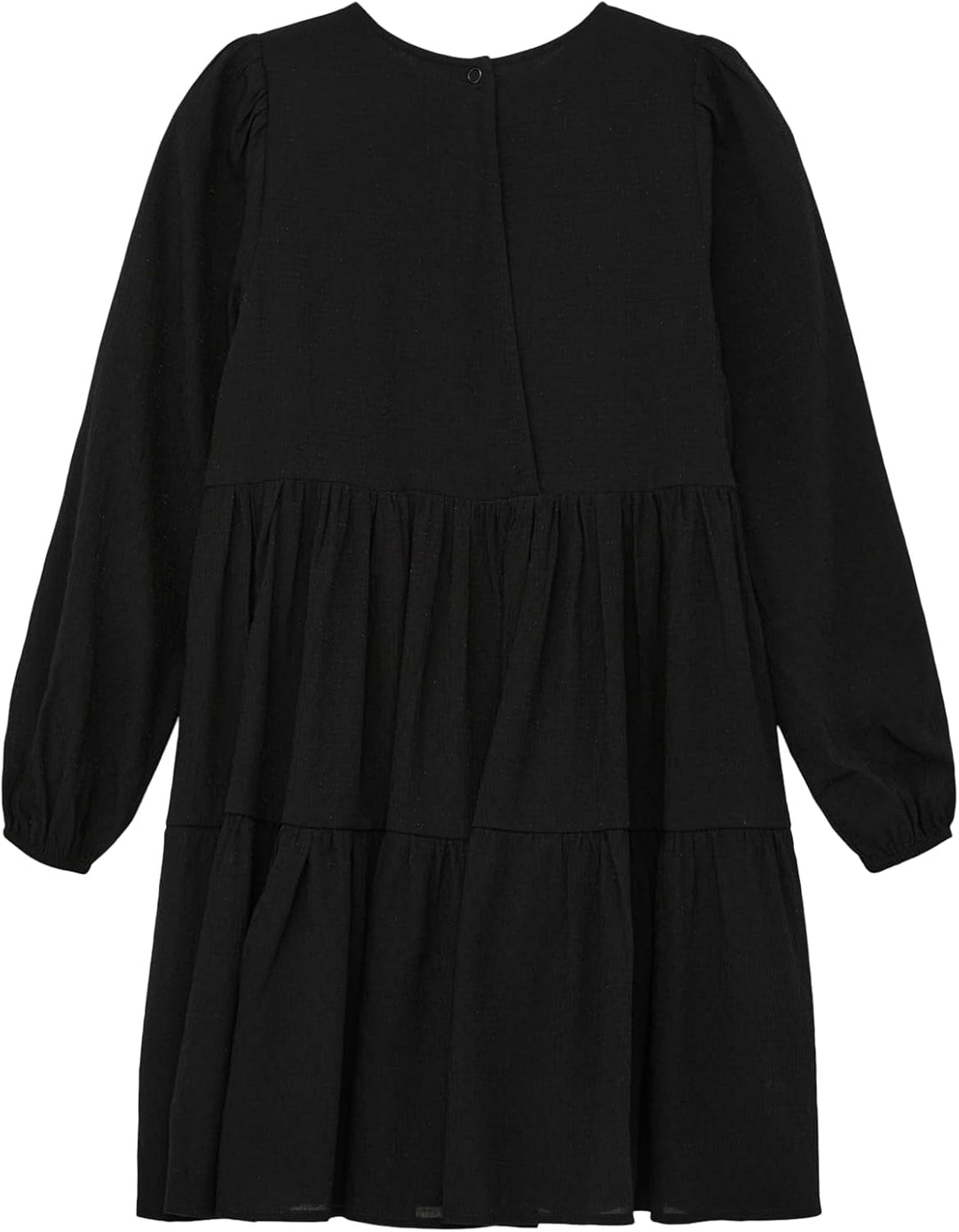 s.Oliver Mädchen Volant Kleid 146 Schwarz, 146 Schwarz