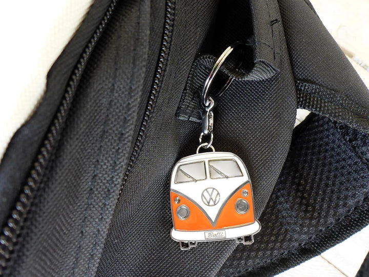 BRISA VW Collection - Volkswagen Emaillierter Metall Schlüssel-Anhänger-Ring Schlüsselbund-Accessoir