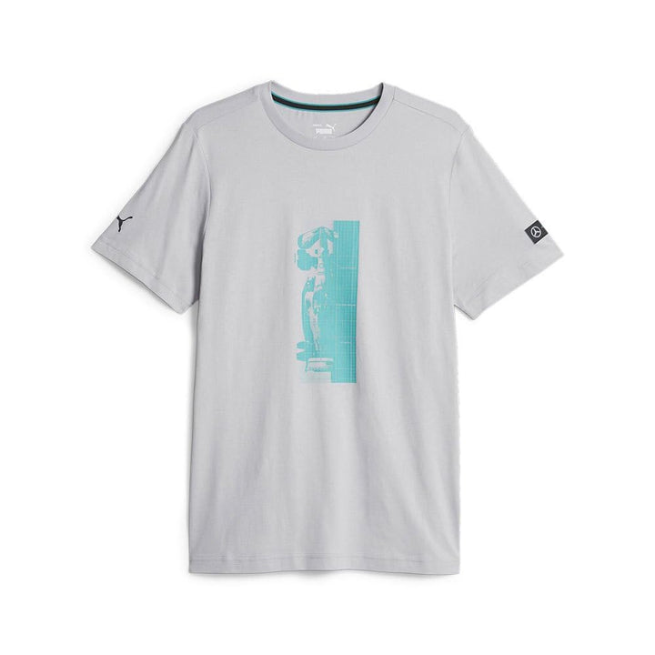 PUMA Mercedes T-Shirt grün MAPF1 ESS.Car Tee Motorsport Fan Jersey L Mercedes Team Silver, L Mercede