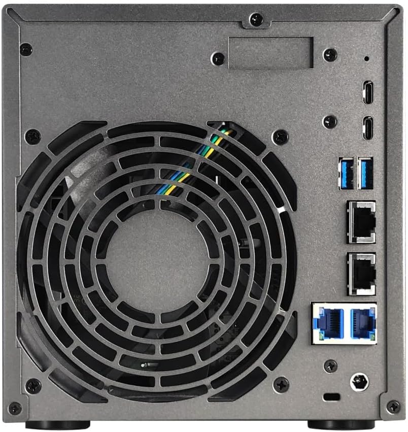 Asustor Lockerstor 4 Gen3 AS6804T, 4 Bay NAS Netzwerkspeicher, AMD Ryzen Quad-Core 2.3 GHz, 16GB RAM