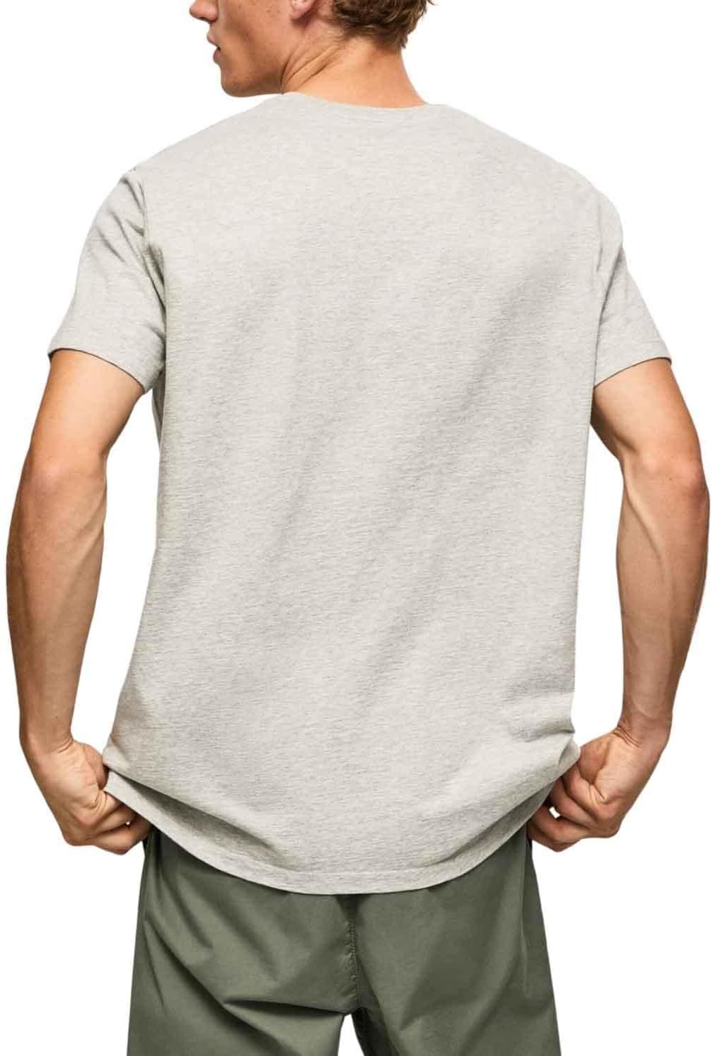 Pepe Jeans Herren Ronell T-Shirt XL Grey (Light Grey Marl), XL Grey (Light Grey Marl)