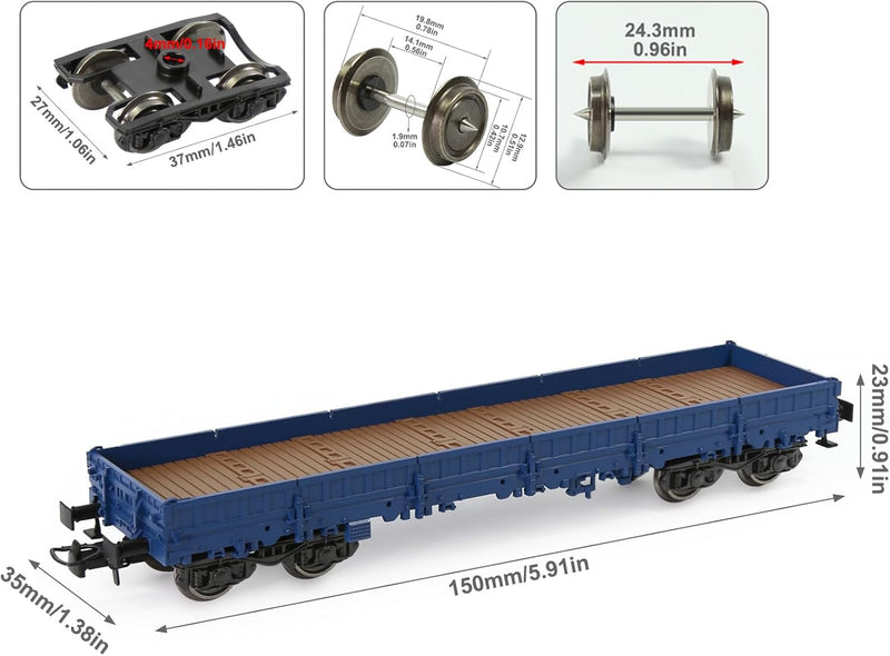 Evemodel 2 STK. Spur H0 1:87 40&