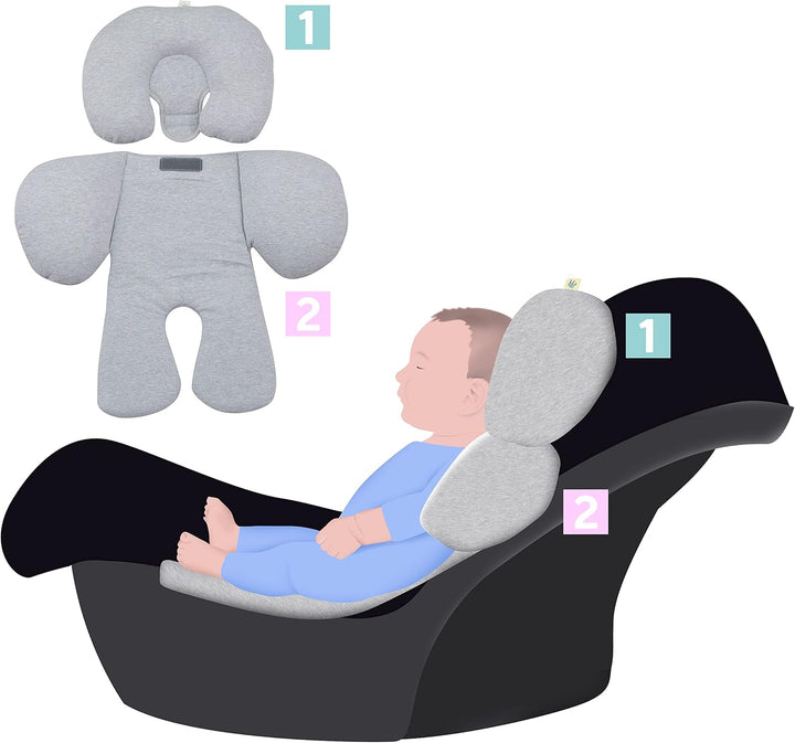 JYOKO Kids Sitzverkleinerer Antiallergikum Universal Baby 100% Baumwolle (Raccoon, Enthält eine Kopf