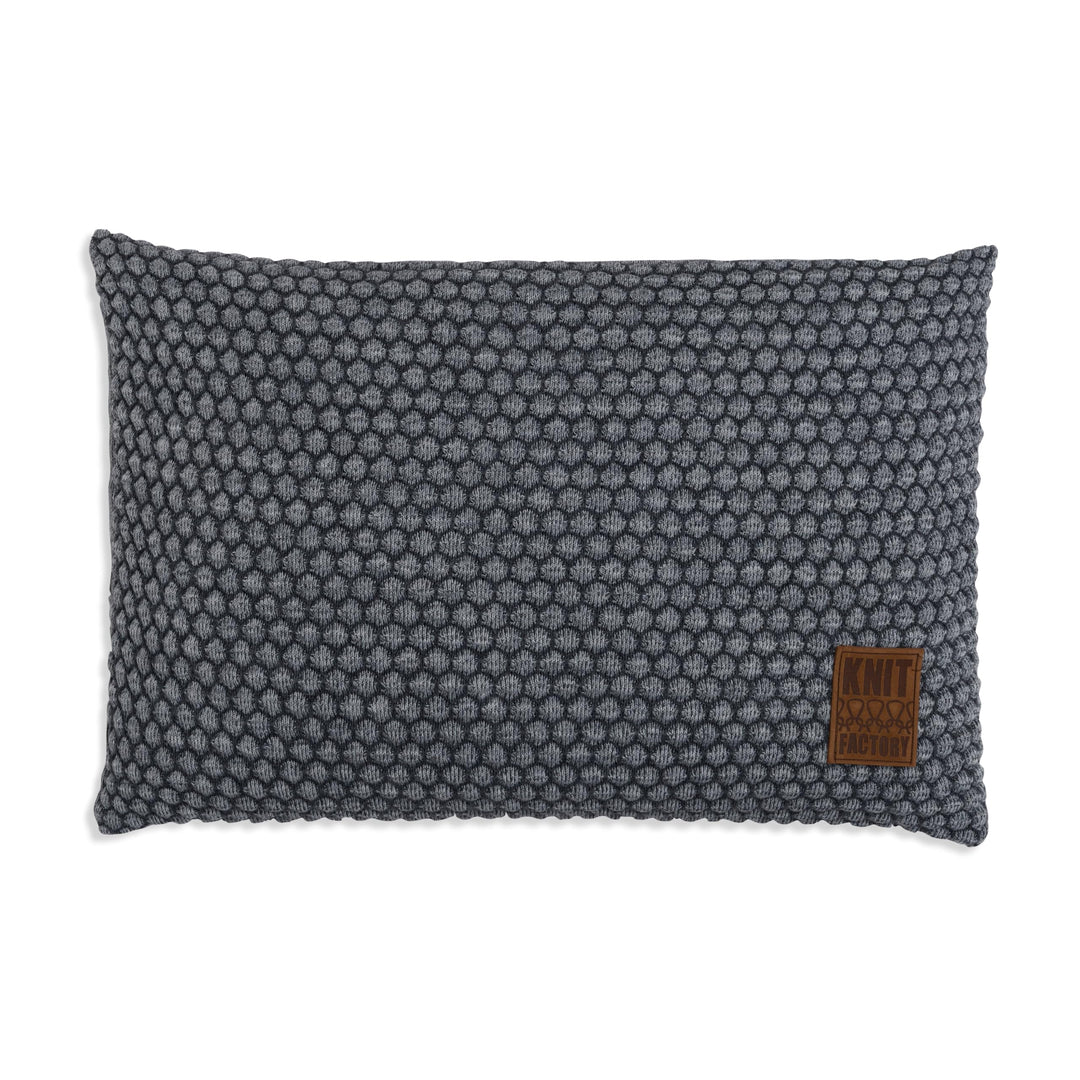 KNIT FACTORY - Juul Kissen - Zierkissen mit Füllung und Bezug - Rechteckige Dekokissen - Sofakissen