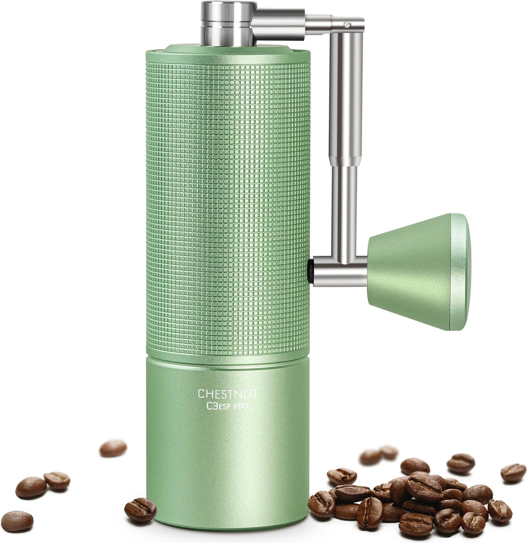 Chestnut C3 ESP PRO, TIMEMORE Kaffeemühle Manuell, Upgrade Integrierte Ganzmetallgehäuse, Handkaffee