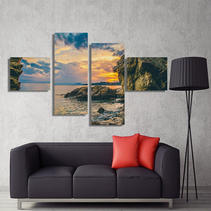 Feeby. Wandbilder - 4 Teile - Gedrucktes Bild, Foto, Kunstdrucke, Deko Panel, 4-Teilig Typ Z, 100x50